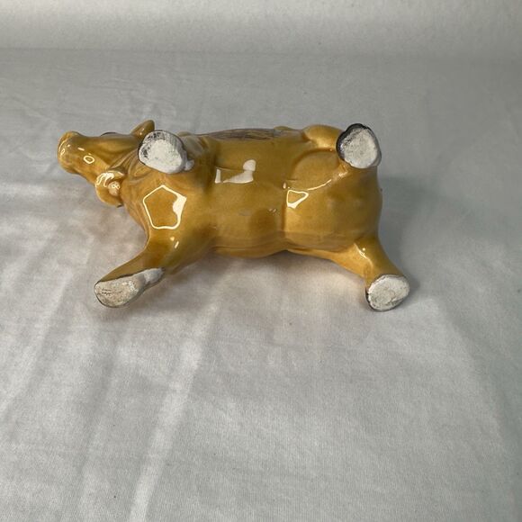 Vintage Florida Souvenir Figure‎ Cow Shaped Creamer Souvenir Tourist 1950's - Picture 5 of 7
